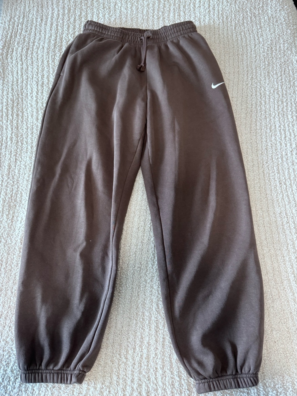 Nike Brown Drawstring Sweatpants